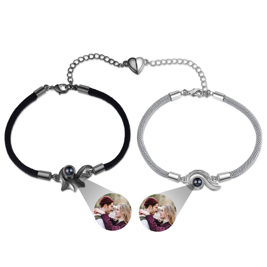 Photo Projection Couple Bracelet