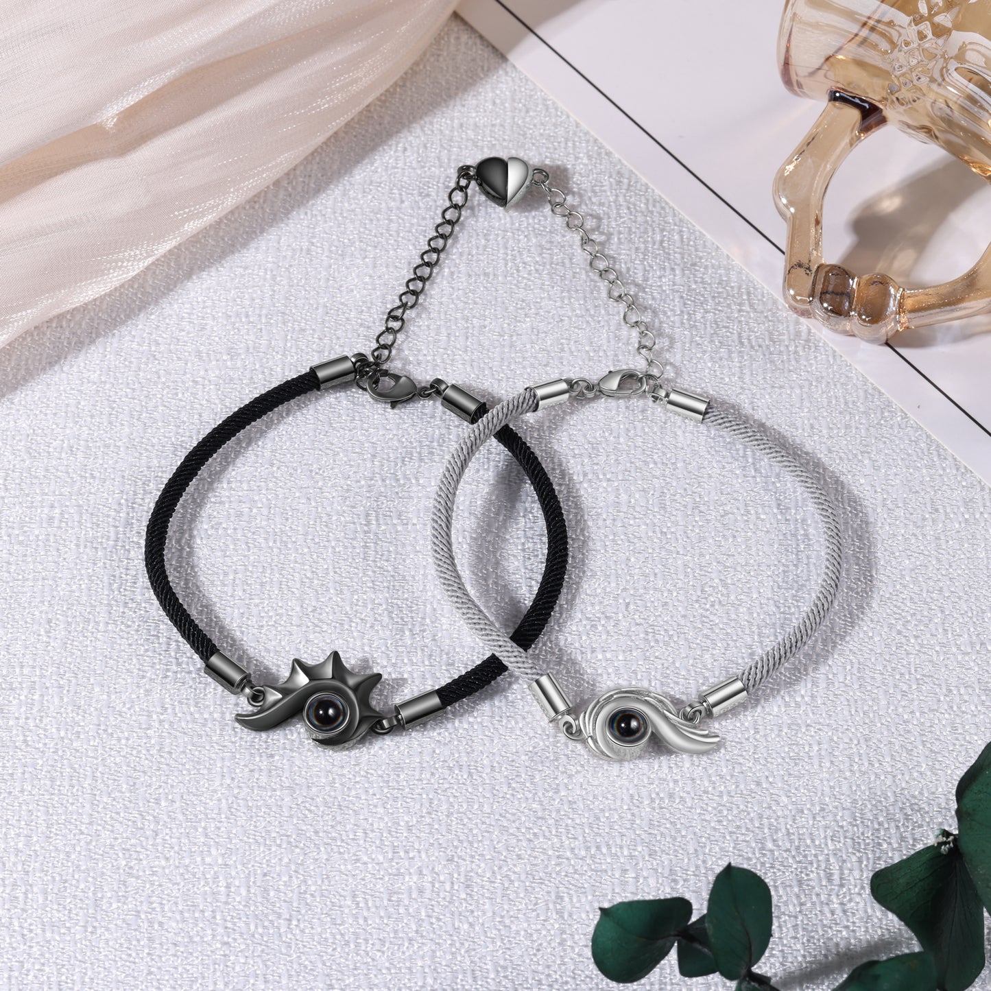 Photo Projection Couple Bracelet