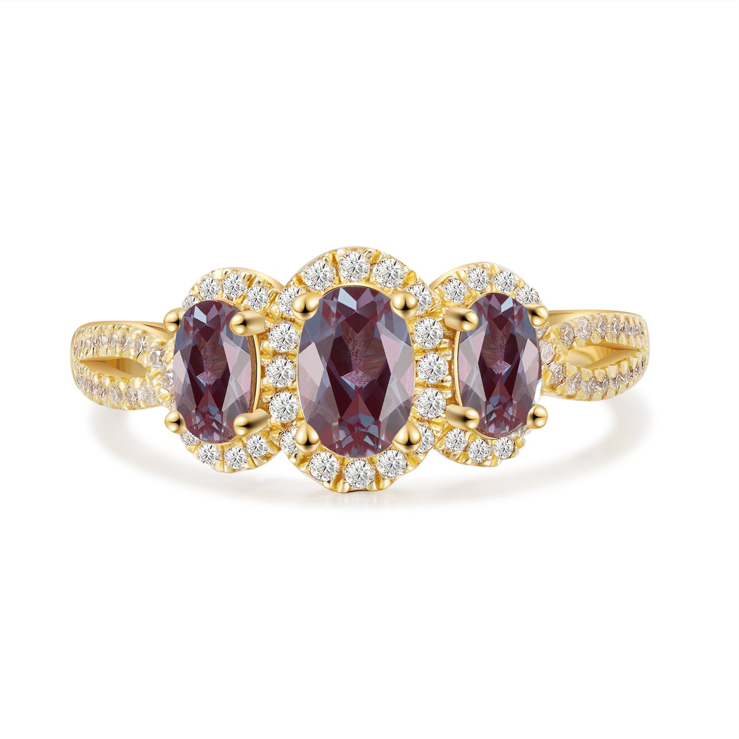 K Gold Natural Alexandrite Ring