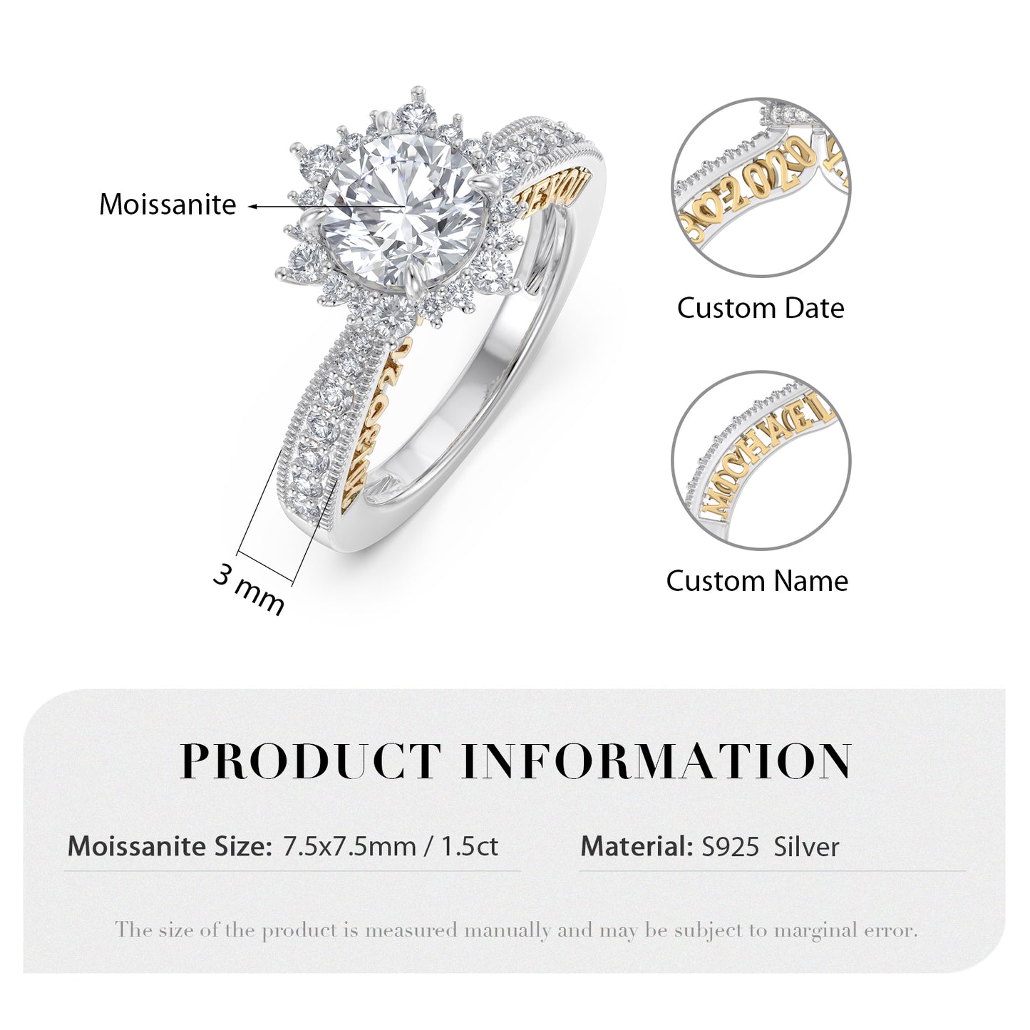 Moissanite Ring