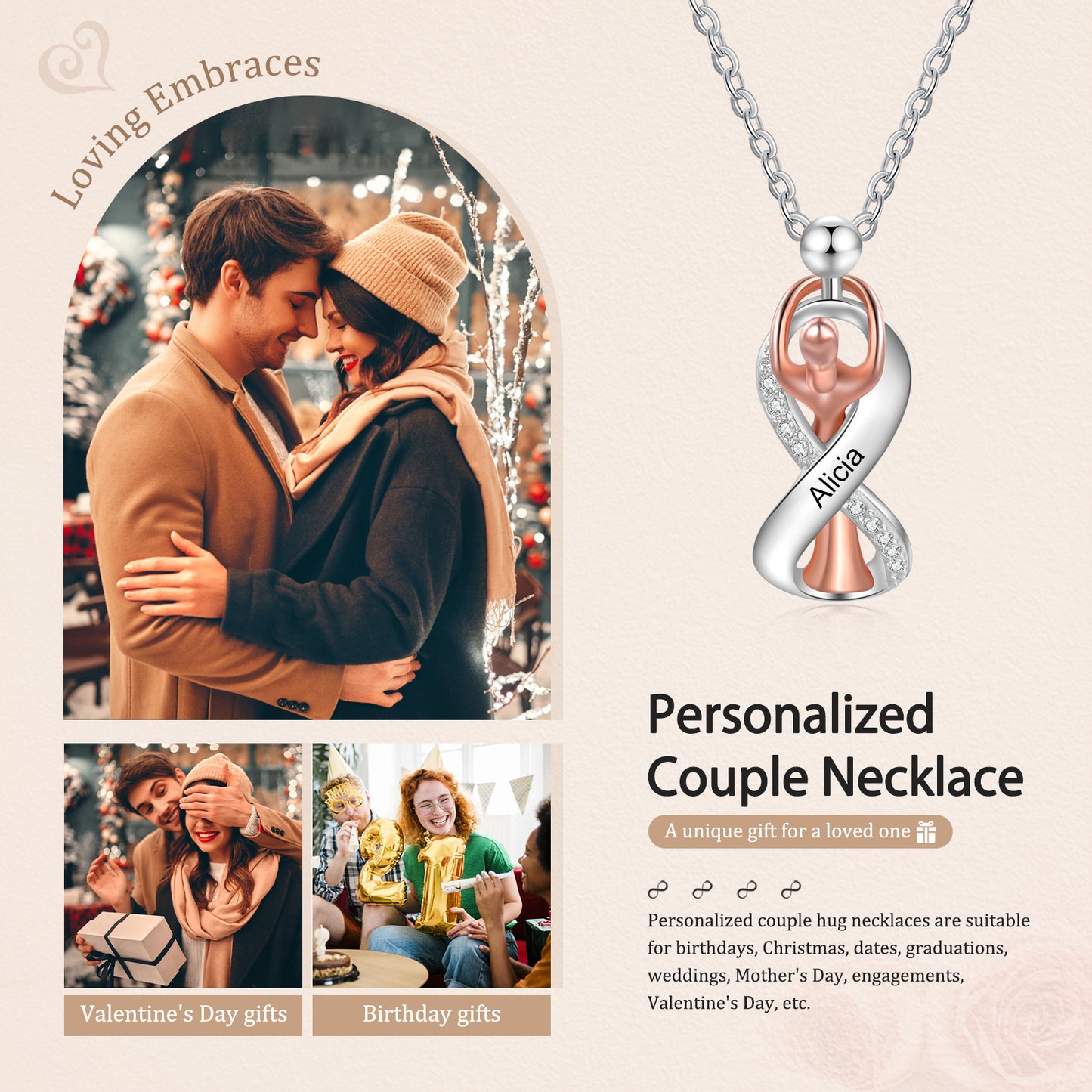 Infinity Couple Necklace