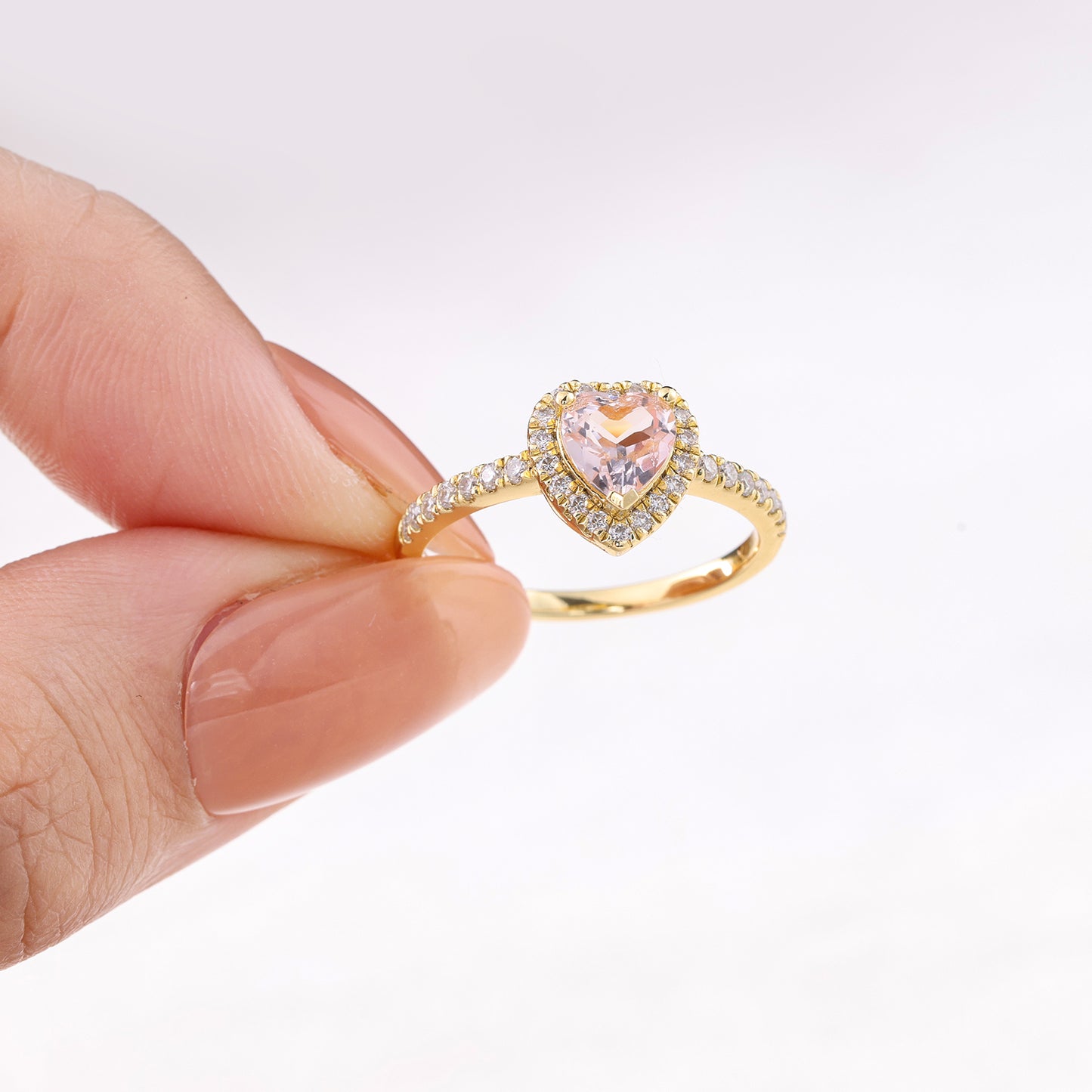 925 Sterling Silver Natural Pink Sapphire Ring