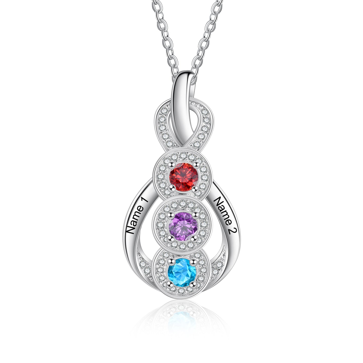 Personalized Birthstone Necklace