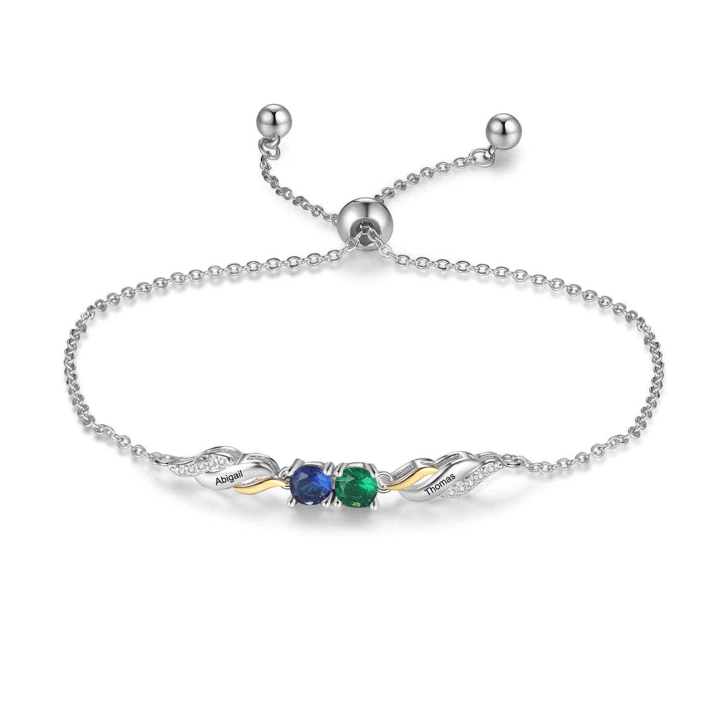 Personalized Birthstone Bracelet