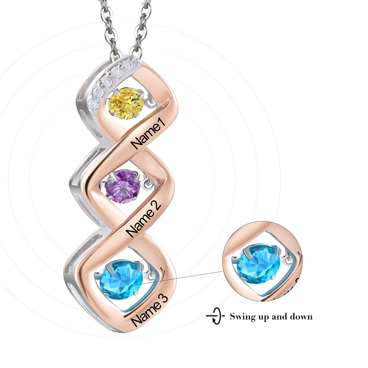 Custom Birthstone Necklace