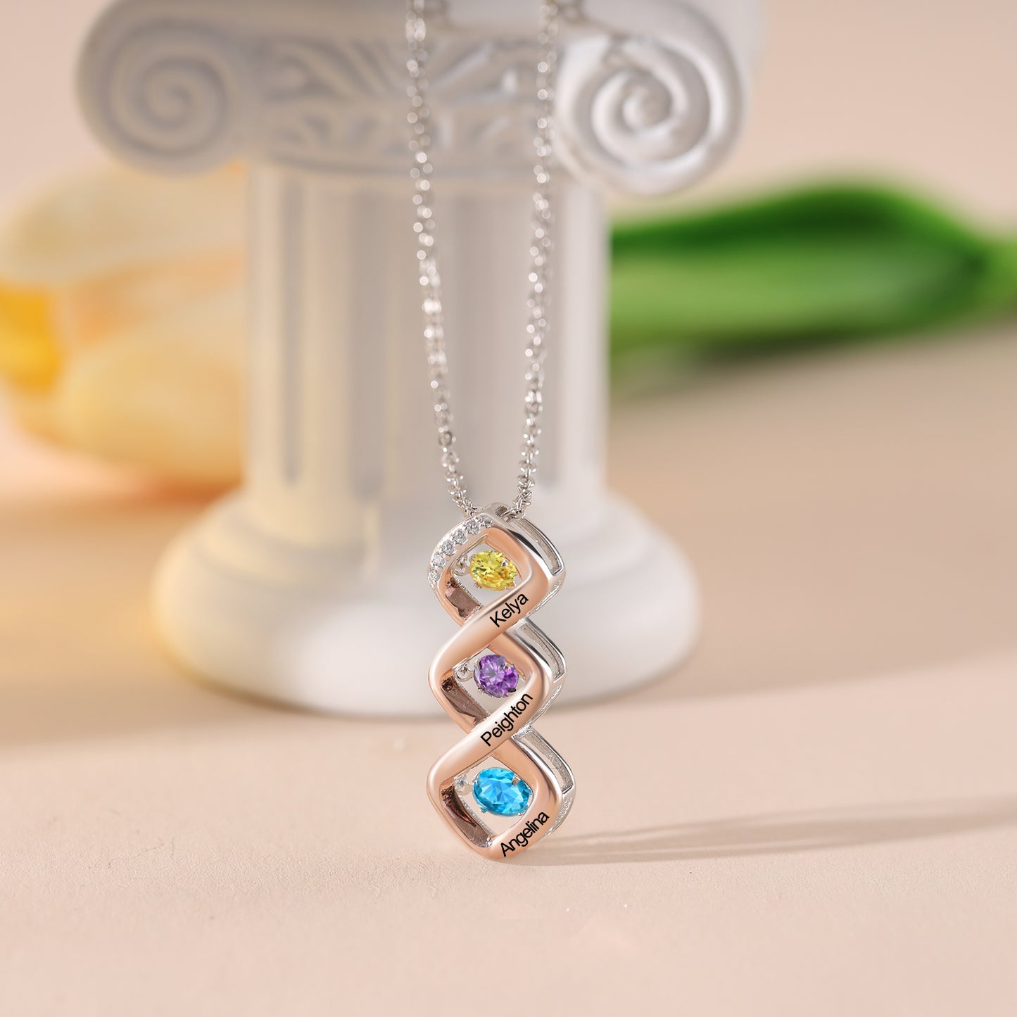 Custom Birthstone Necklace