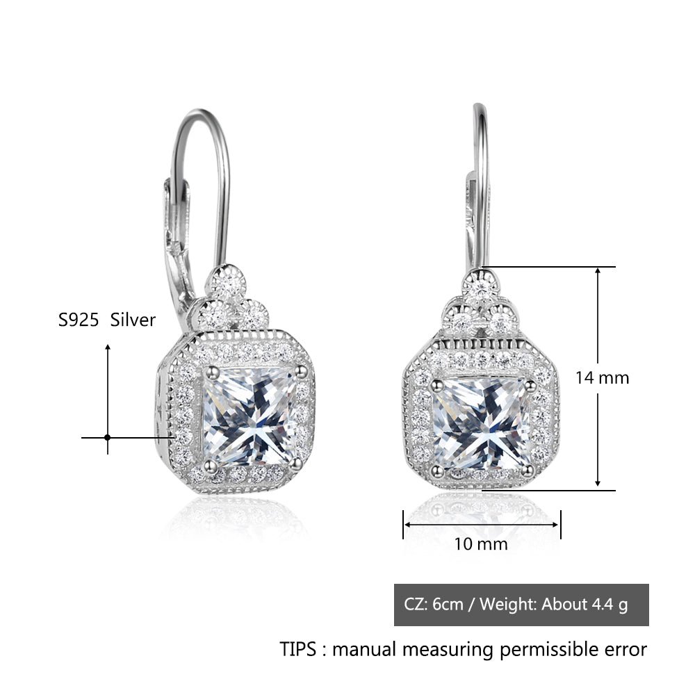 Fashion Copper CZ Earrings