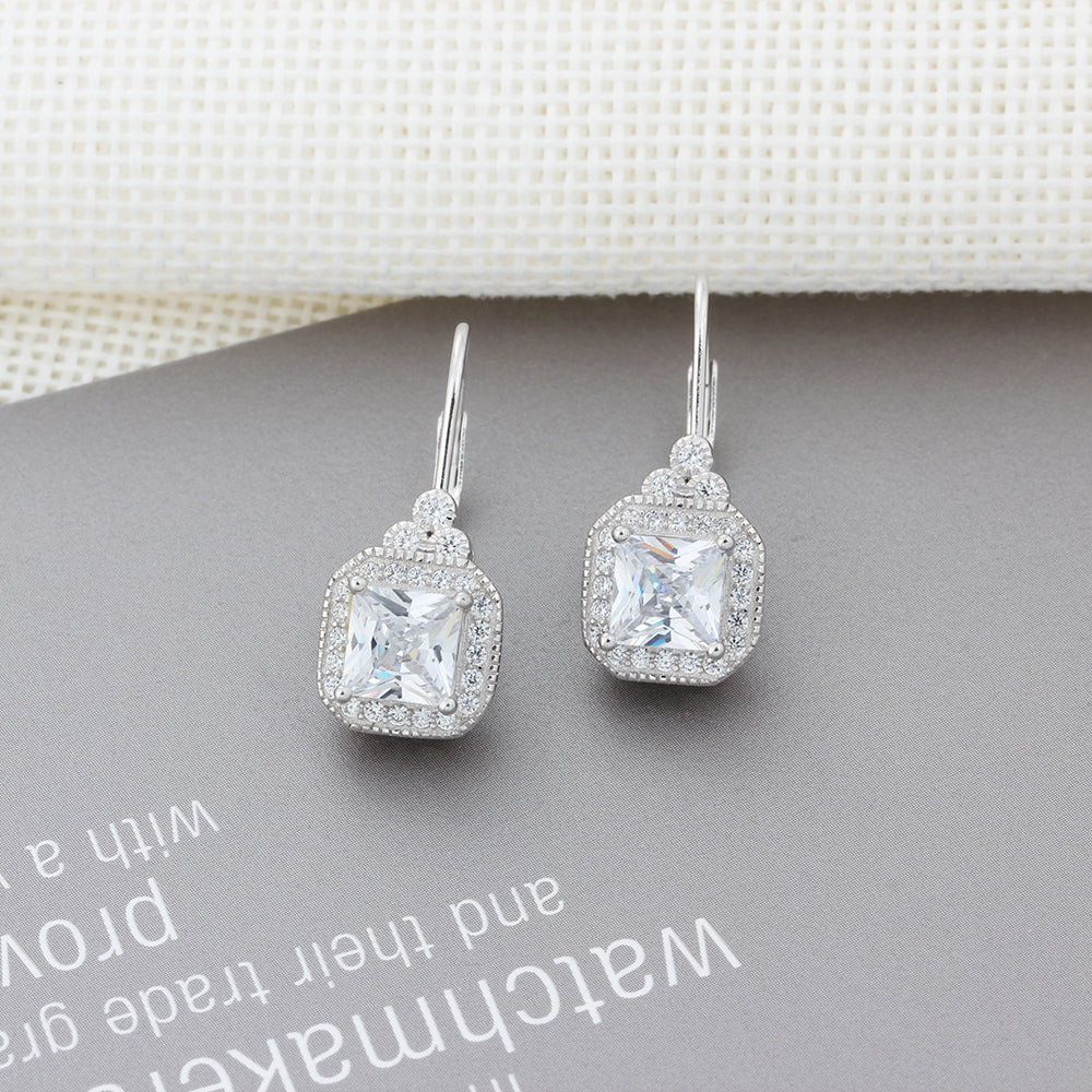 Fashion Copper CZ Earrings