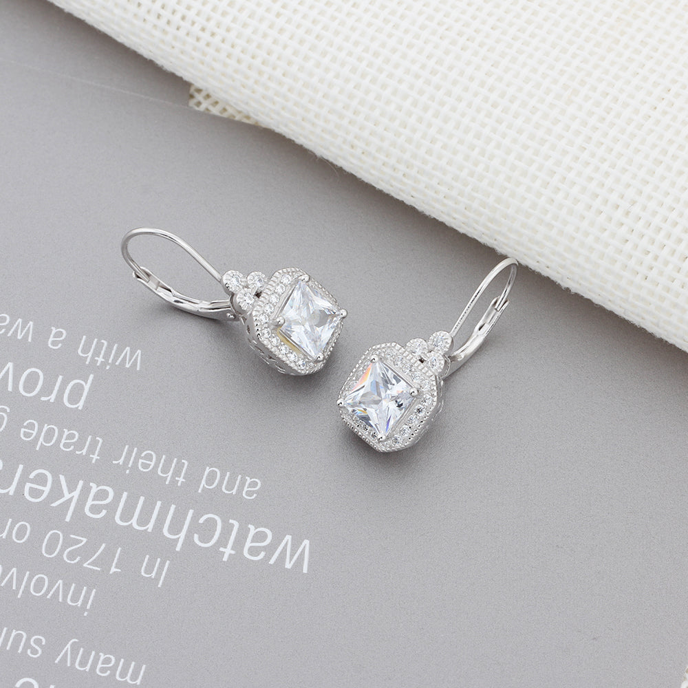 Fashion Copper CZ Earrings