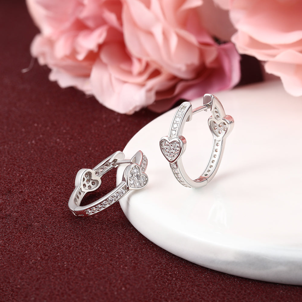 Fashion Rhodium Plated Earrings