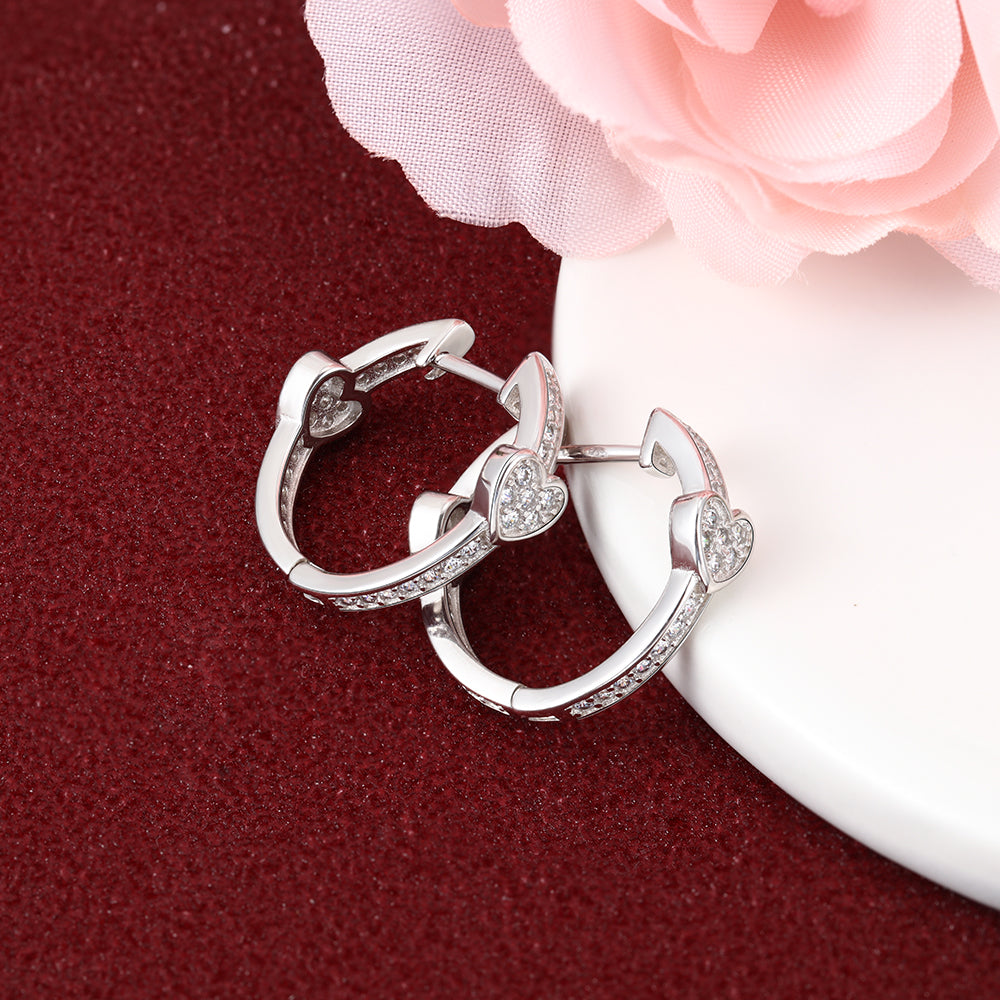 Fashion Rhodium Plated Earrings