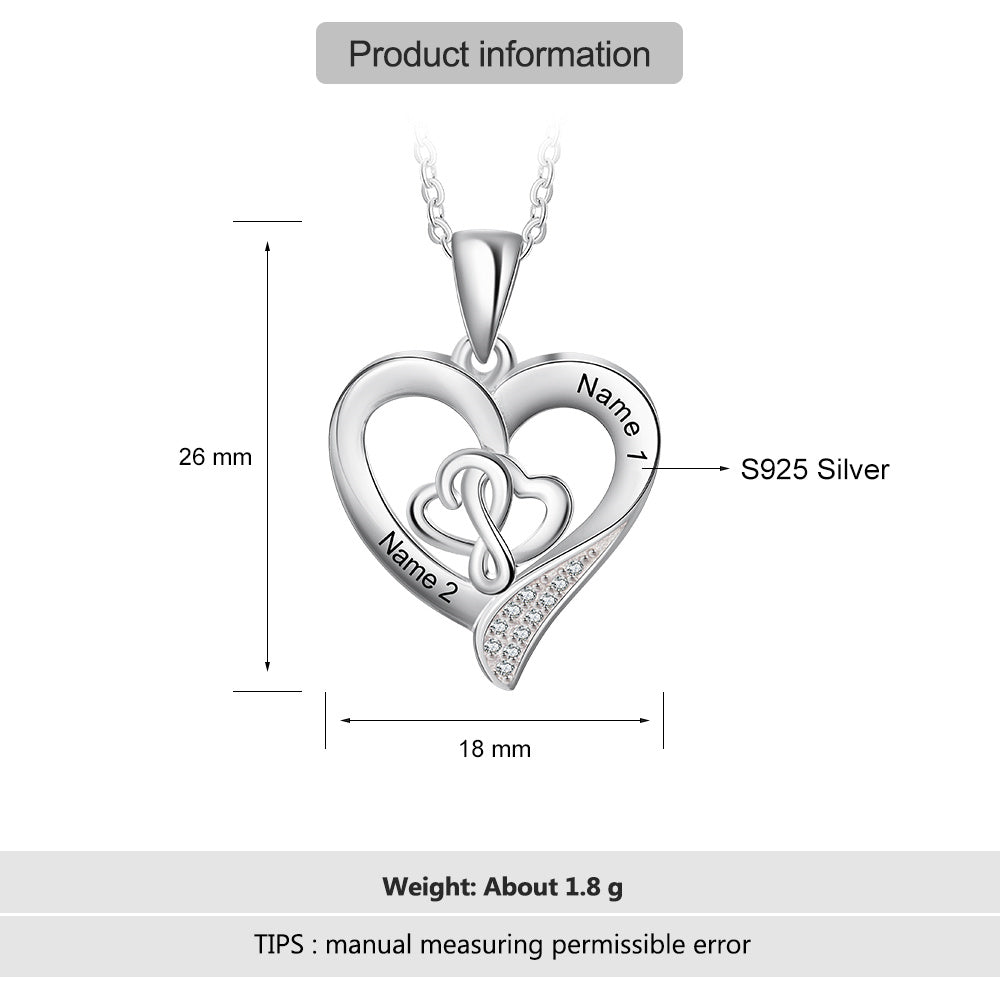 Custom Heart Necklace - iYdr