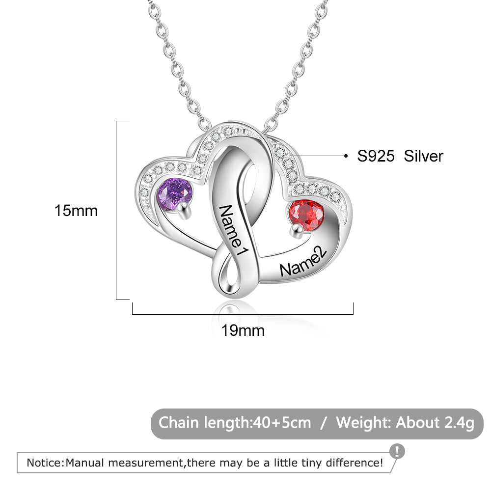 925 Sterling Silver Heart Necklace - iYdr