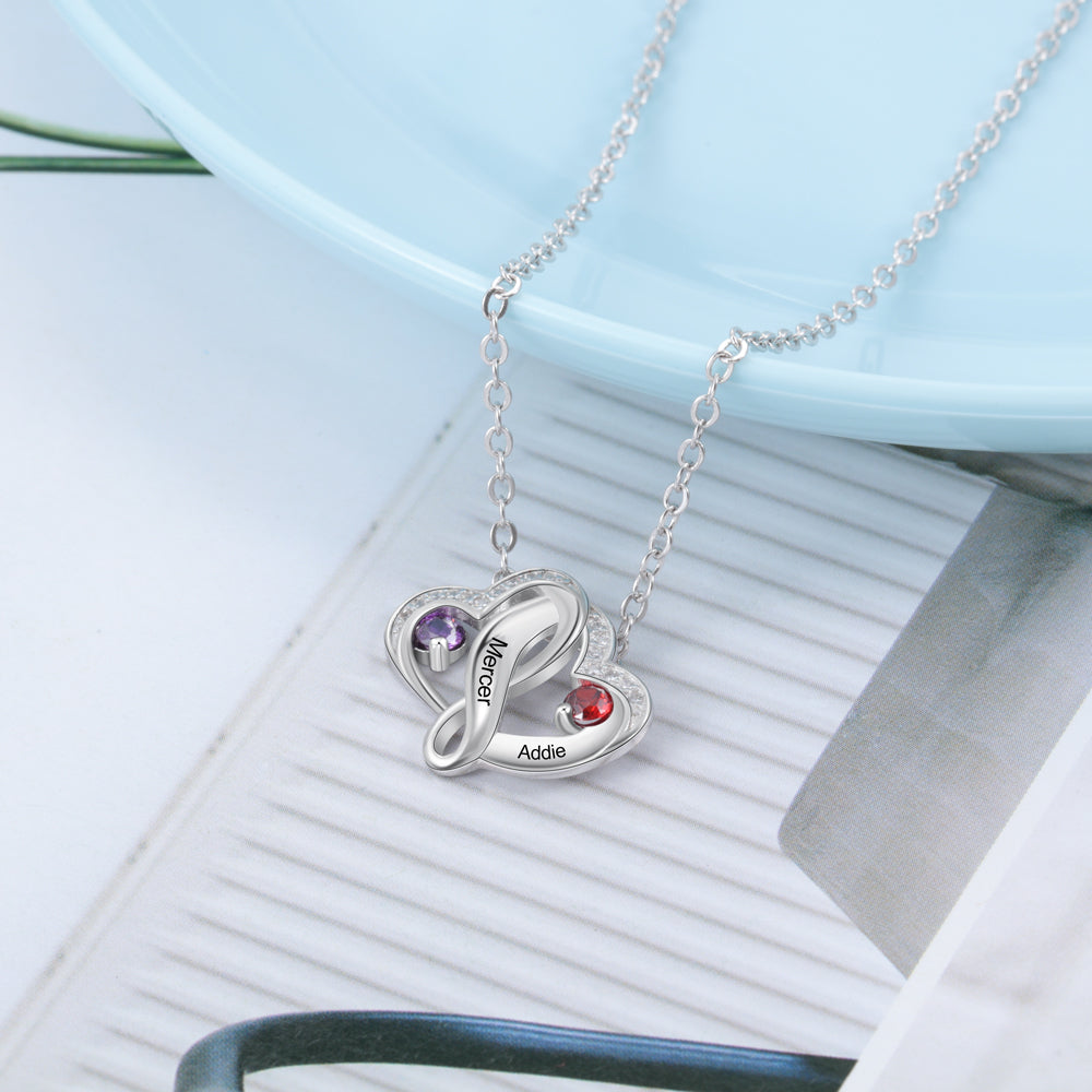 925 Sterling Silver Heart Necklace - iYdr