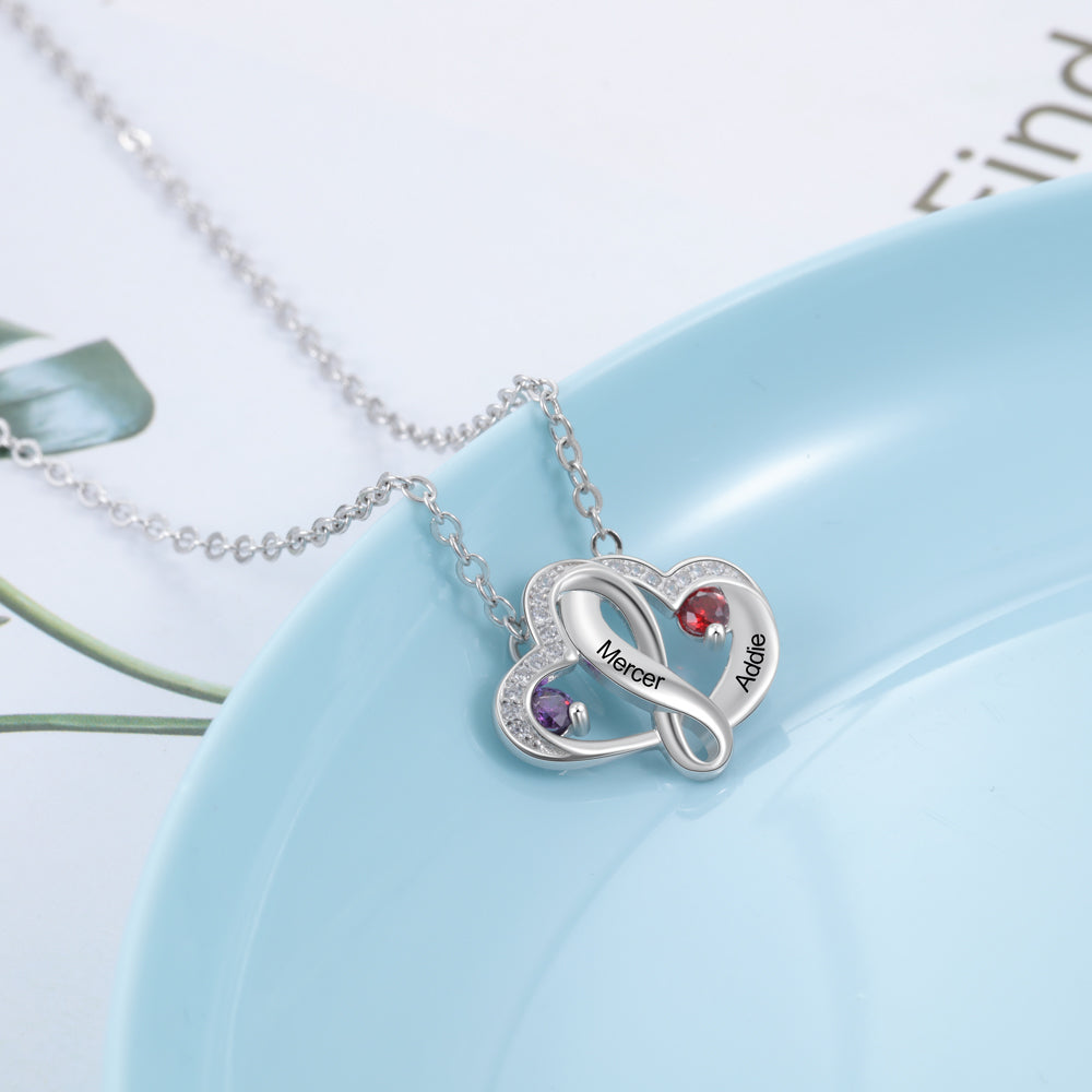 925 Sterling Silver Heart Necklace - iYdr