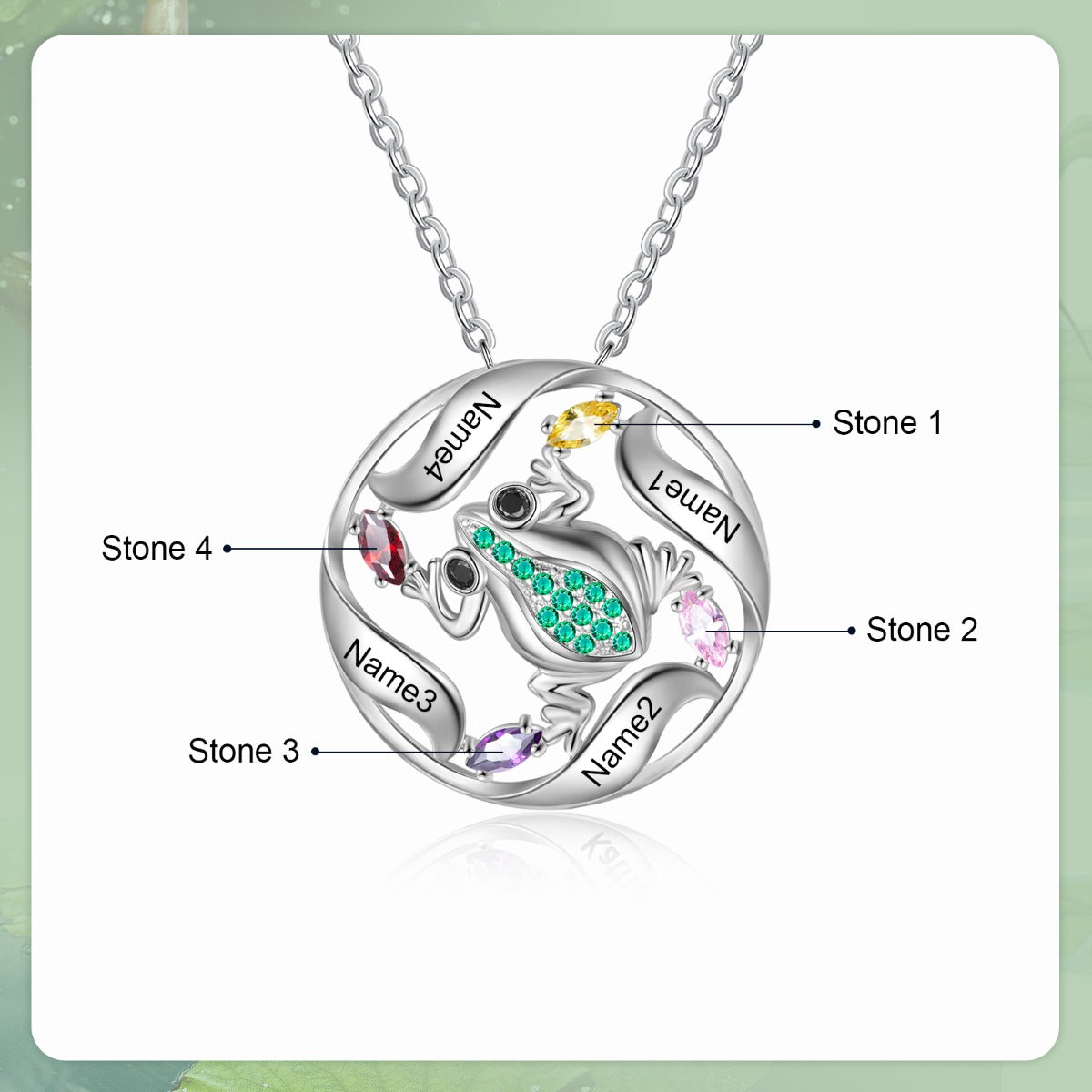 Personalized Frog Necklace - iYdr