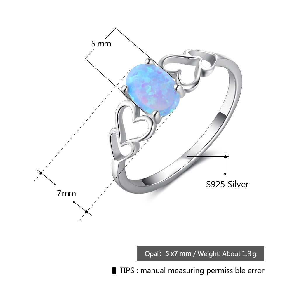 Fashion Copper Opal Ring