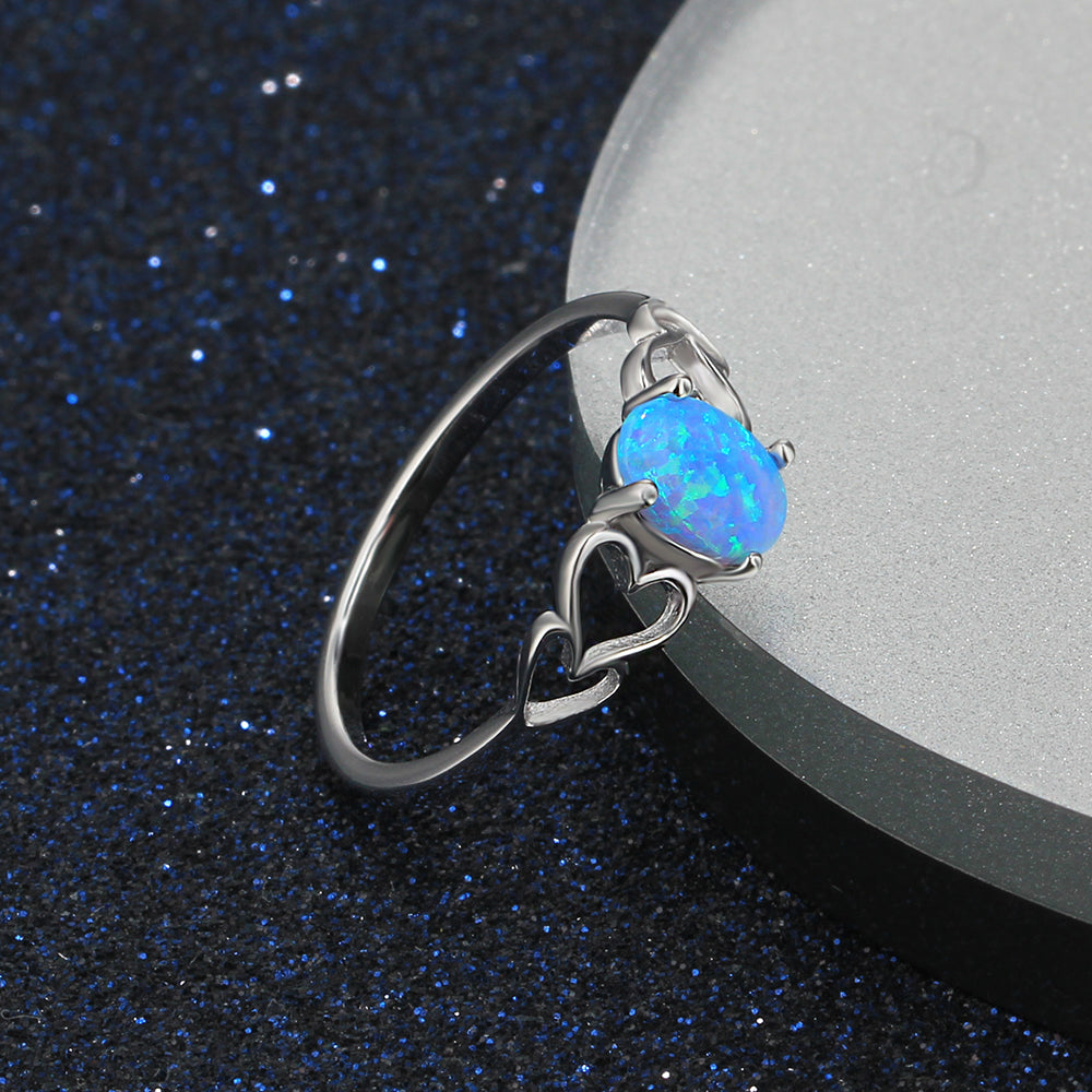 Fashion Copper Opal Ring