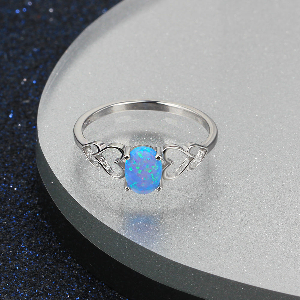 Fashion Copper Opal Ring