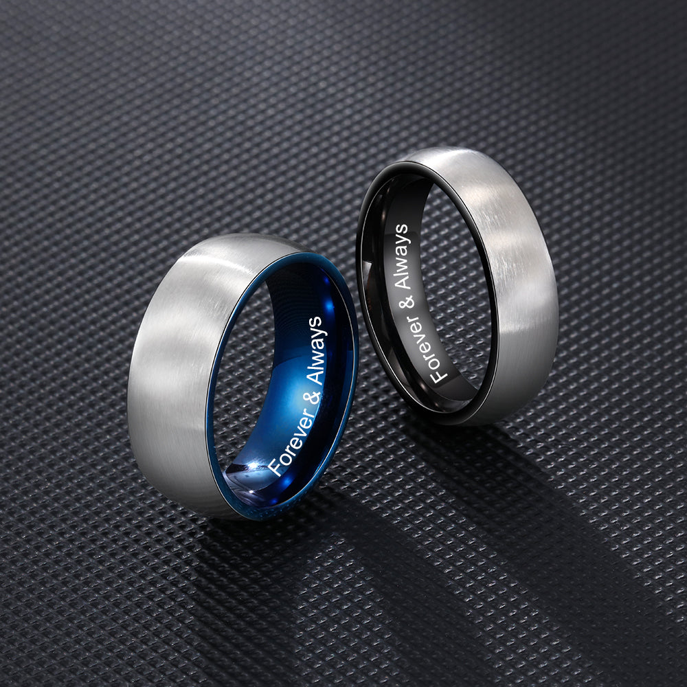 Personalized Stainless Steel Ring