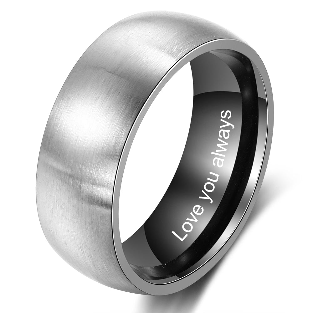 Personalized Stainless Steel Ring