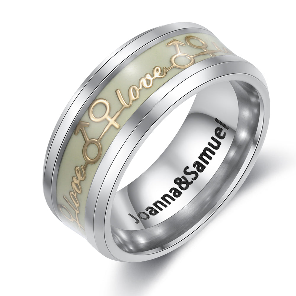 Personalized Stainless Steel Ring