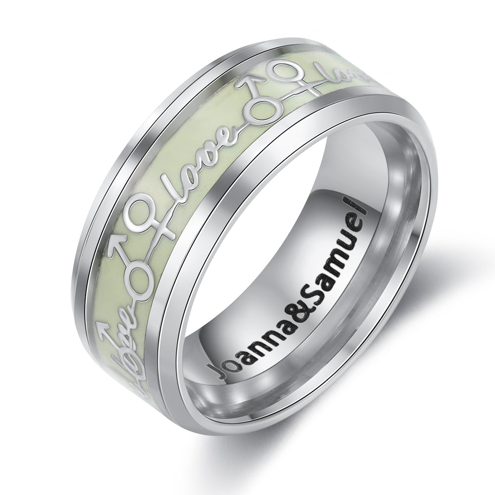 Personalized Stainless Steel Ring