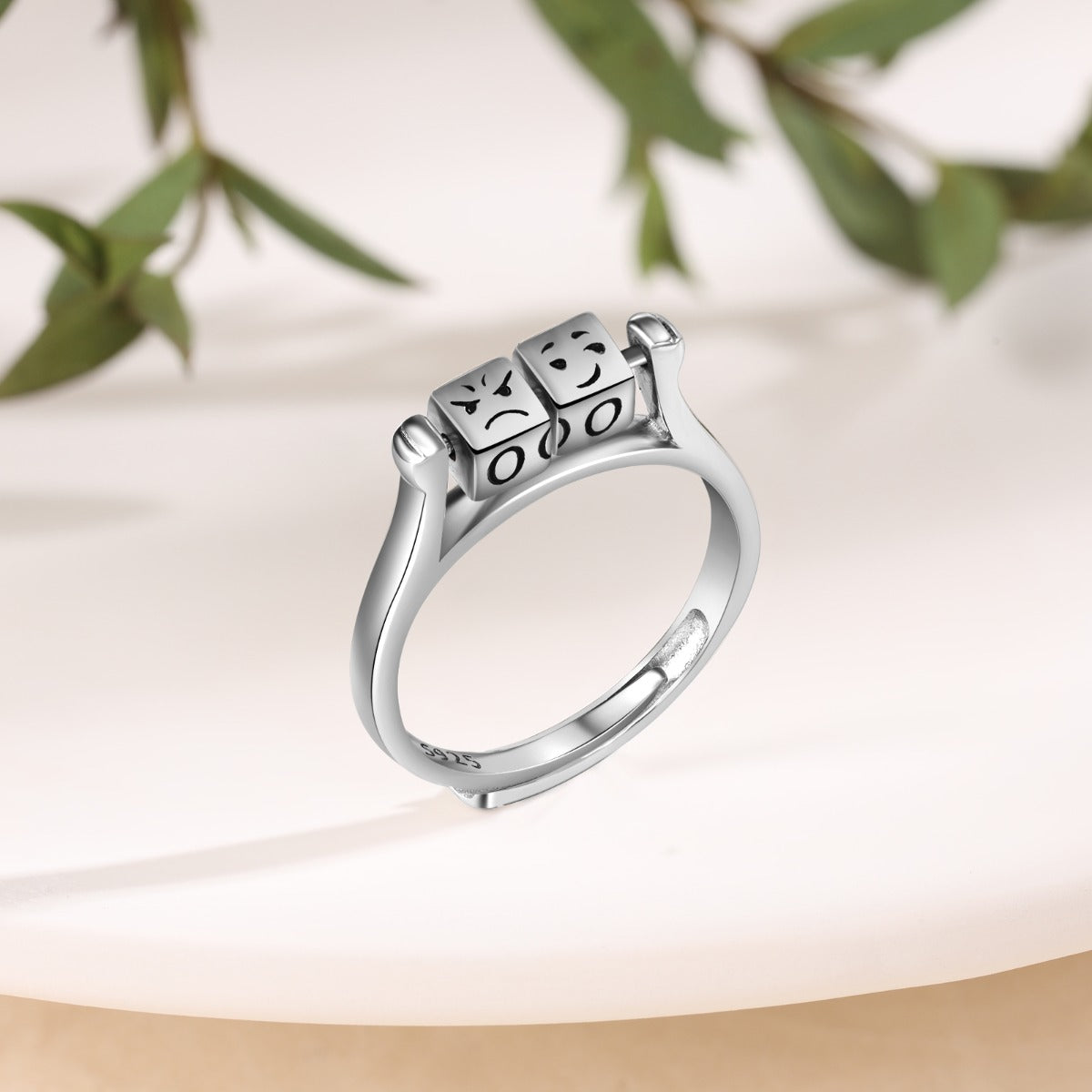 Rhodium Plated Ring